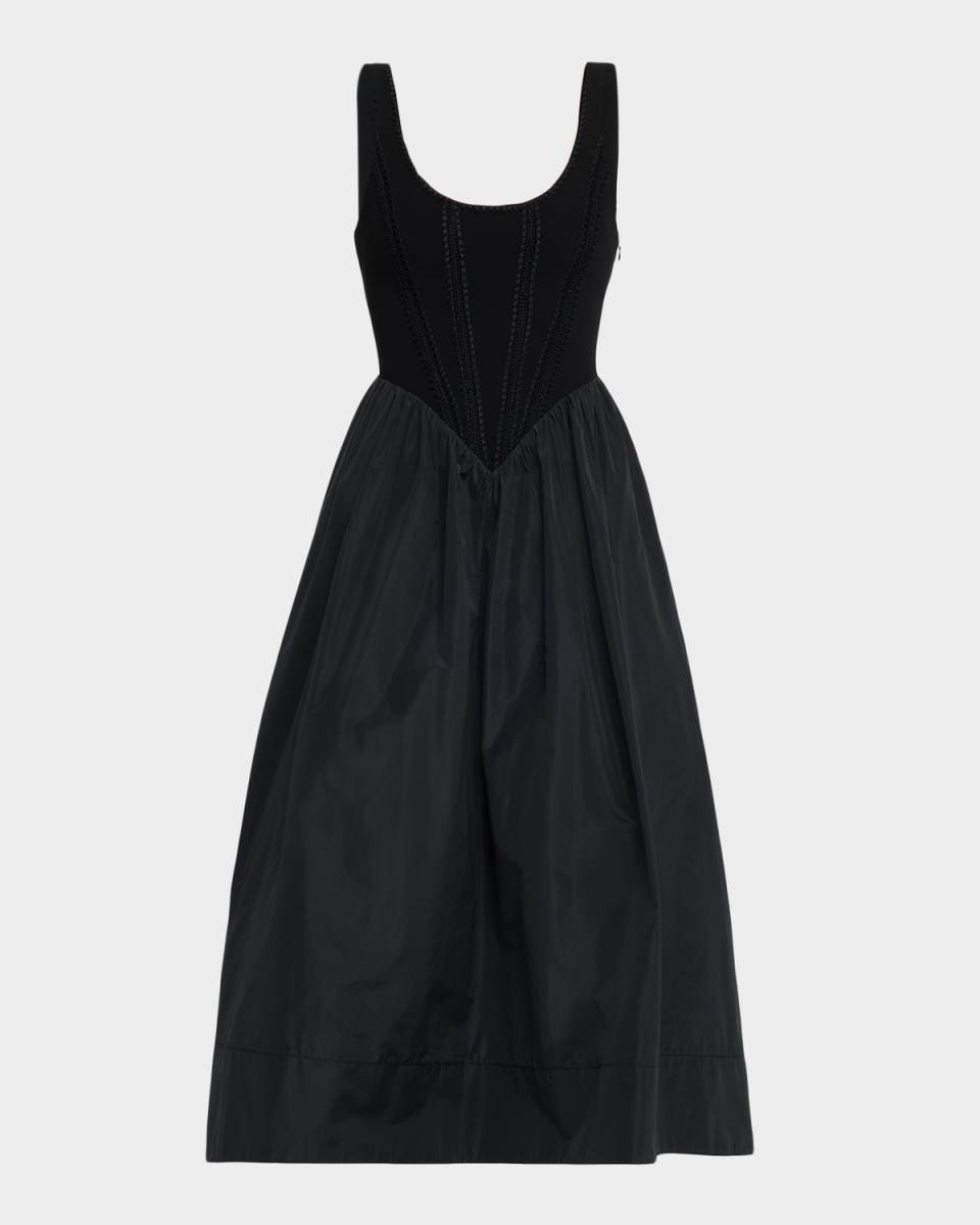Martay Crochet Corset Midi Dress